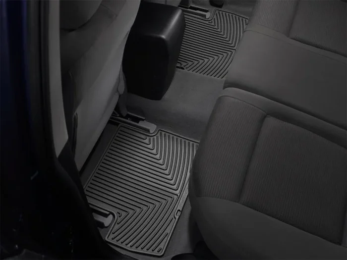 WeatherTech 12+ Chevrolet Sonic Rear Rubber Mats – Black