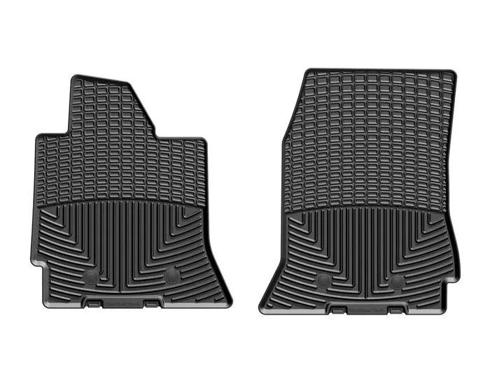 WeatherTech 2014+ Chevrolet Corvette Front Rubber Mats – Black