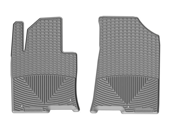 WeatherTech 2016+ Hyundai Sonata Front Rubber Mats – Grey (Fits Hybrid-Does Not Fit Plug-In Hybrid)