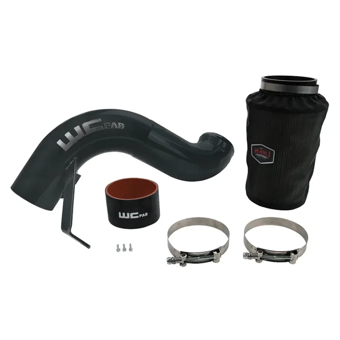 Wehrli 07.5-09 Dodge 6.7L Cummins 4in Intake Kit – Fine Texture Black