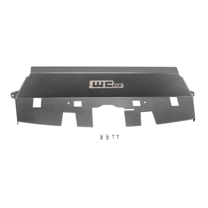Wehrli 10-12 Cummins Fabricated Aluminum Radiator Cover – Bronze Chrome