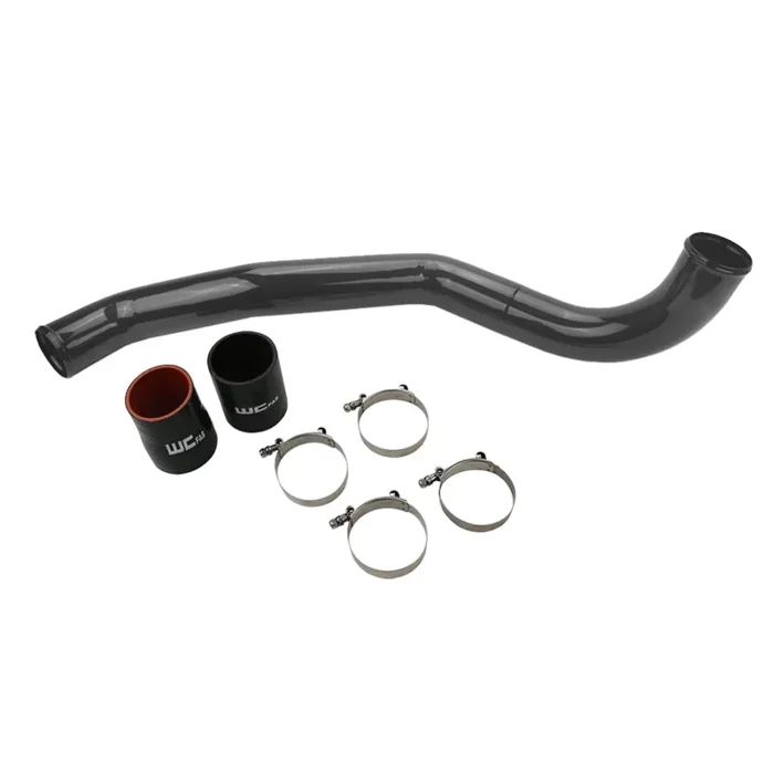 Wehrli 17-19 Chevrolet 6.6L L5P Duramax Driver Side 3in Intercooler Pipe – Gloss Black7.6 lb