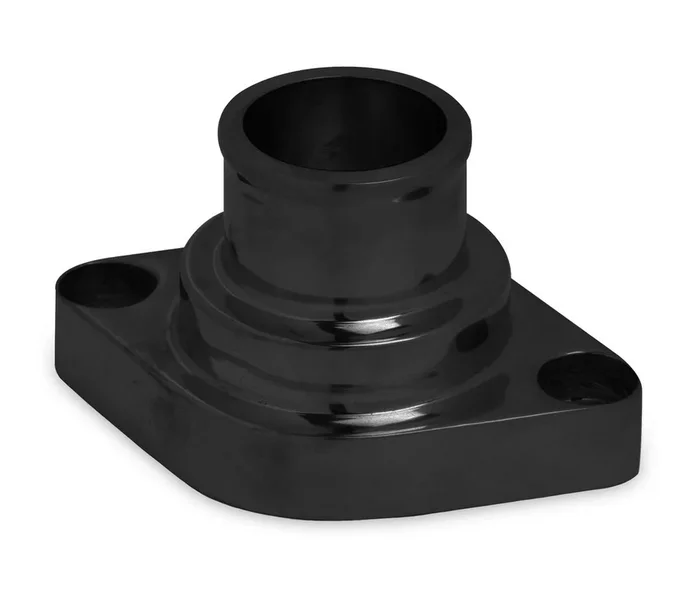 Weiand Alm. Water Outlet Str. Swivel Black