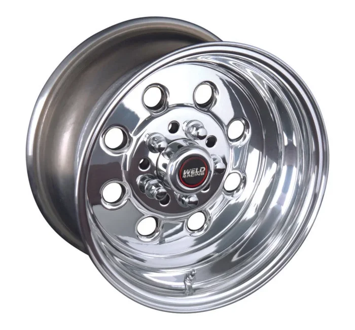 Weld Draglite 15×3.5 / 5×4.5 & 5×4.75 BP / 1.375in. BS Polished Wheel – Non-Beadlock