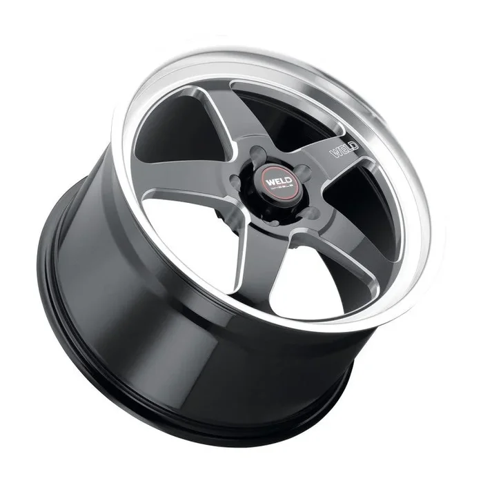 Weld S155 17×10 Ventura Drag 5×115 ET00 BS5.50 Gloss BLK MIL DIA 78.1