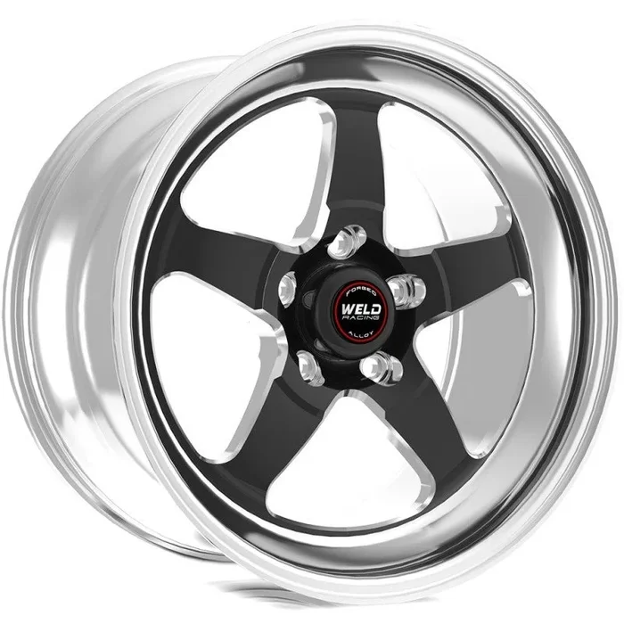Weld S71 15×10 / 5×4.5 BP / 8.5in. BS Black Wheel (Low Pad) – Non-Beadlock