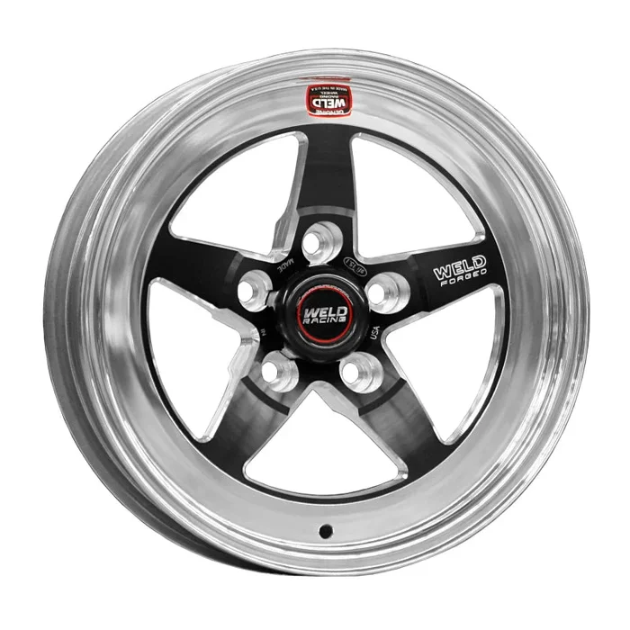 Weld S71 15×9 / 5×4.75 BP / 7.5in. BS Black Wheel (Low Pad) – Non-Beadlock