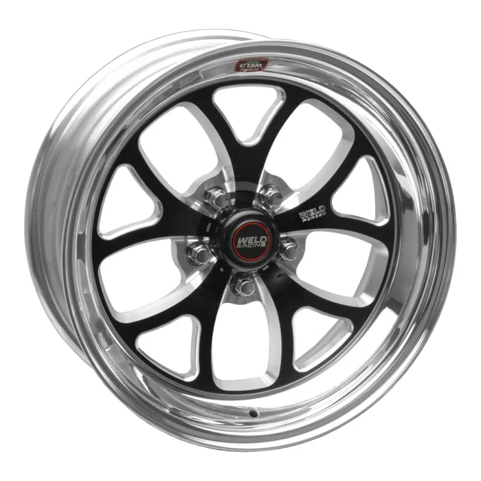 Weld S76 17×8 / 5×4.75 BP / 4.4in. BS Black Wheel (Low Pad) – Non-Beadlock