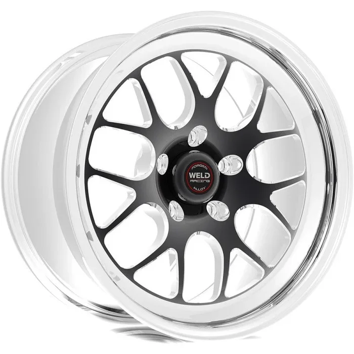 Weld S77 17×10 / 5×4.5 BP / 6.3in. BS Black Wheel (Medium Pad) – Non-Beadlock