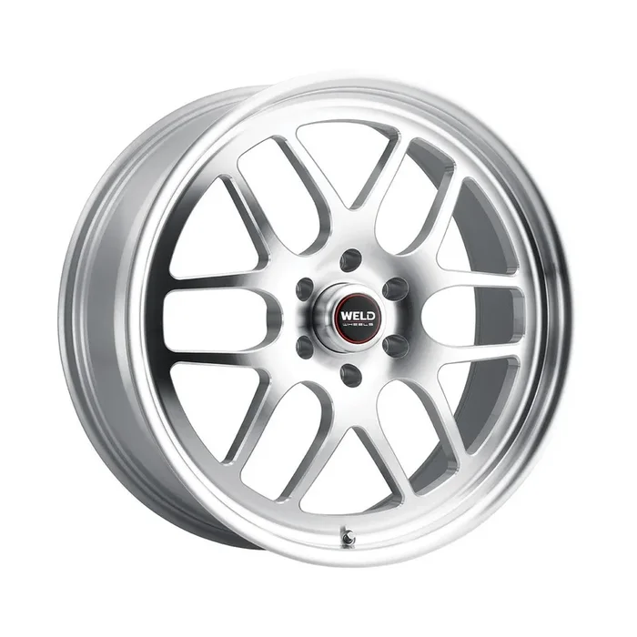 Weld Solana 20×9.5 / 5×120.65 / ET0 / 5.25 BS / 78.1 Bore – Gloss Silver Machined Wheel