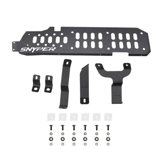 Westin 07-17 Jeep Wrangler Unlimited Gas Tank Skid Plate – Textured Black
