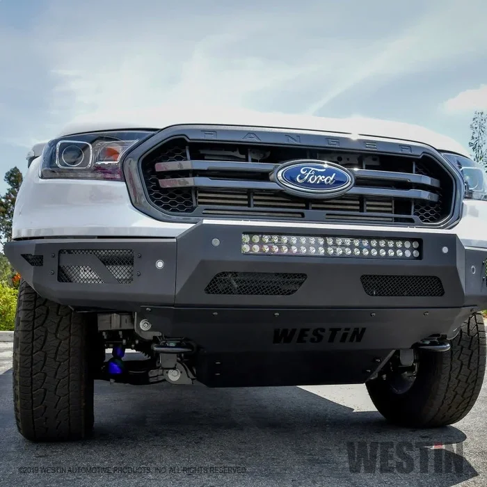 Westin 19-22 Ford Ranger Outlaw/Pro-Mod Skid Plate – Tex. Blk