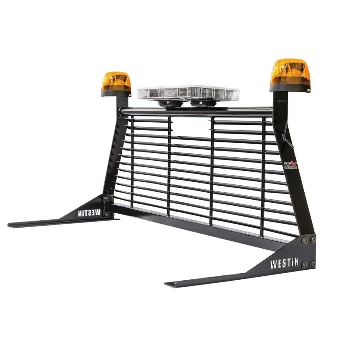 Westin 1999-2018 Chevrolet/Ford/GMC/Toyota Silverado/Sierra 1500/2500/3500 HD Headache Rack – Black