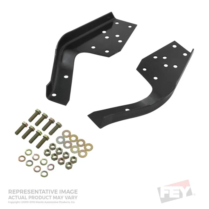 Westin/Fey 87-96 Dodge Dakota Universal Bumper Mount Kit – Black