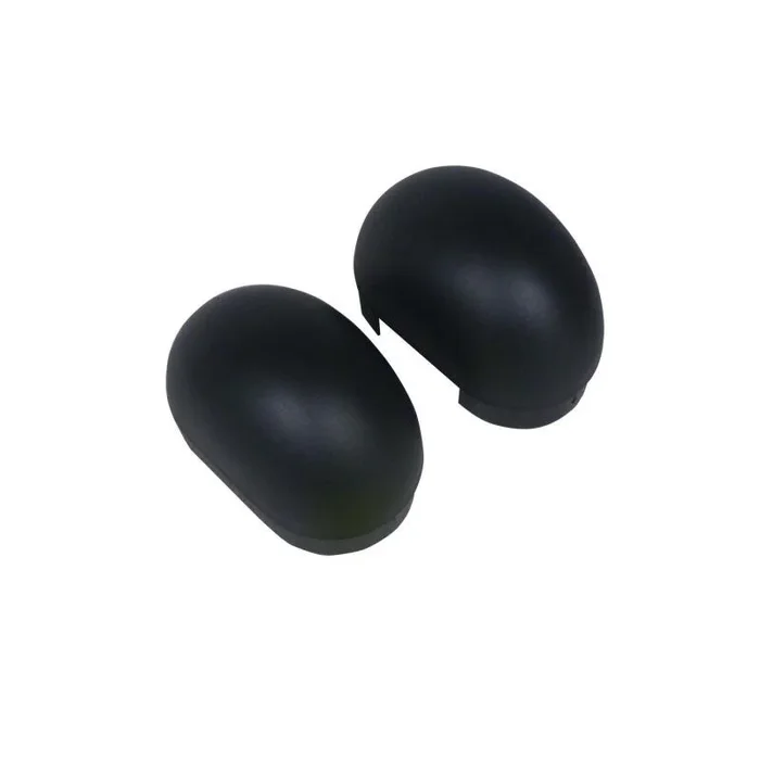 Westin Platinum 4 Oval 4 in Tube Step End Cap Kit – Black
