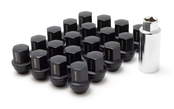 Wheel Mate WM14T Closed End Lug Nuts – QTY 20/Black5.3 lb