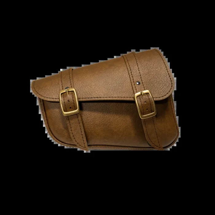 Willie & Max HD Sportsters,Honda Rebel,Custom Hard Tails Brass Monkey Swingarm Bag 4.0 – Warm Brown