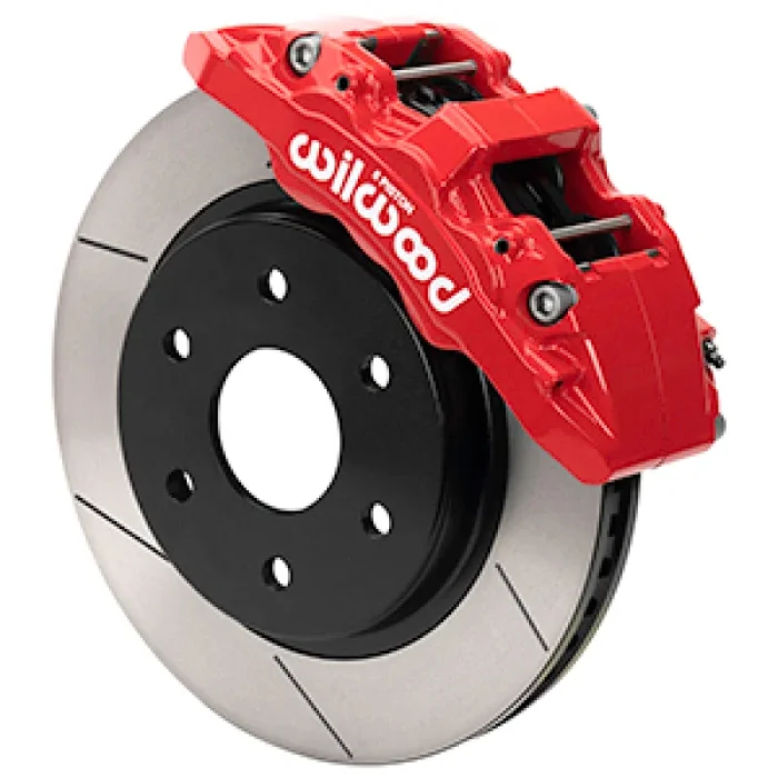 Wilwood 2021 Ford F-150 Raptor Aero6-DM Front Brake Kit – Slotted – Red