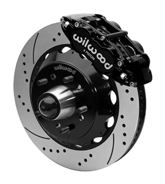 Wilwood 88-98 GMC C1500 Forged Narrow Superlite 6R Big Brake Front Brake Kit (Hub) – Black Powder