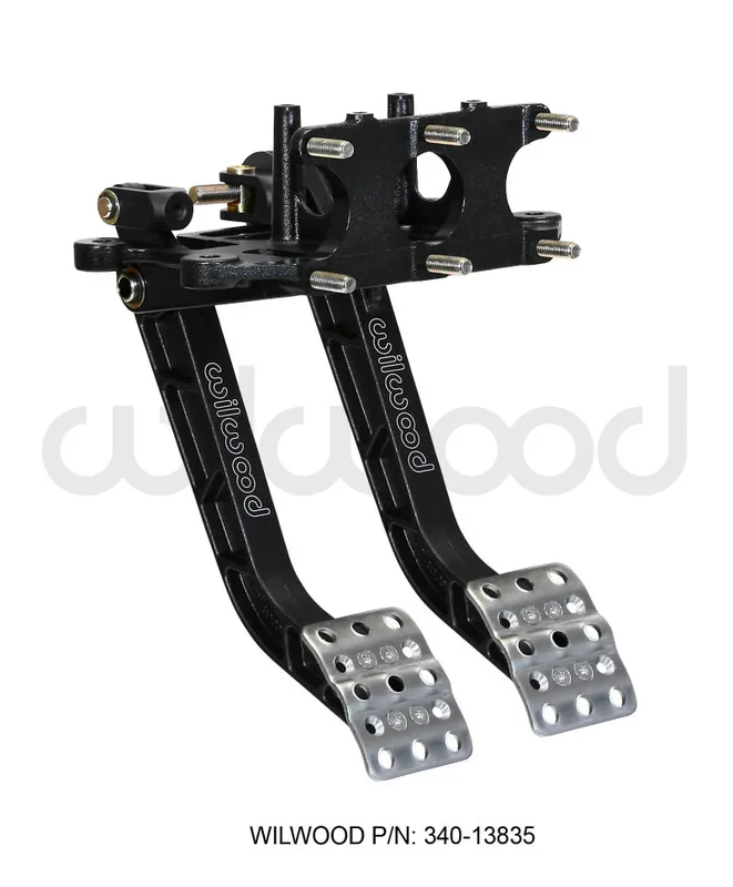 Wilwood Adjustable Dual Pedal – Brake / Clutch – Rev. Swing Mount – 5.1:1