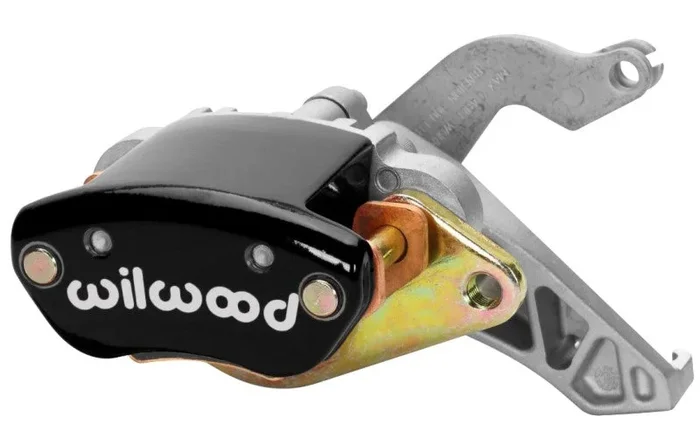 Wilwood Caliper-MC4 Mechanical-R/H – Black w/ Logo 1.19in Piston .81in Disc