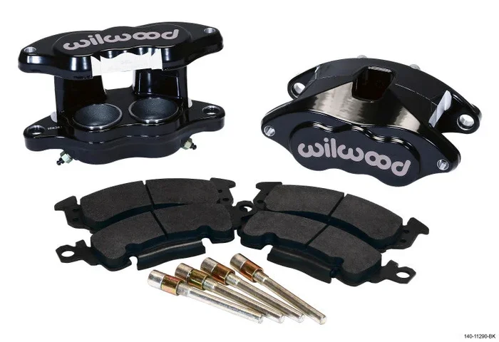 Wilwood D52 Front Caliper Kit – Black Pwdr 2.00 / 2.00in Piston 1.28in Rotor