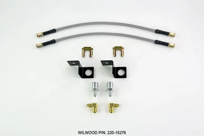Wilwood Flexline Kit 14 inch -3 M10-1.5 IF 1/8 NPT 90 Degree1.0 lb