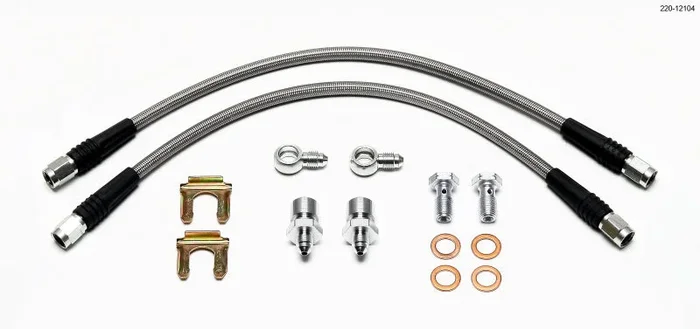 Wilwood Flexline Kit D52 Caliper 14in w/ Banjo 10mm -3/8-24 Chassis0.8 lb