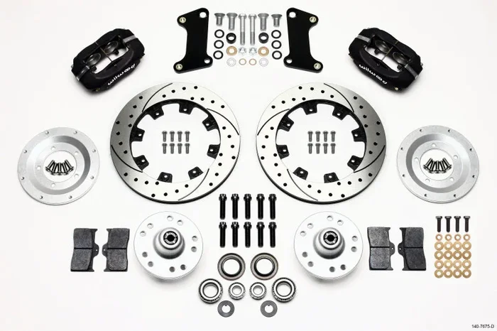 Wilwood Forged Dynalite Front Kit 12.19in Drilled 67-69 Camaro 64-72 Nova Chevelle44.6 lb