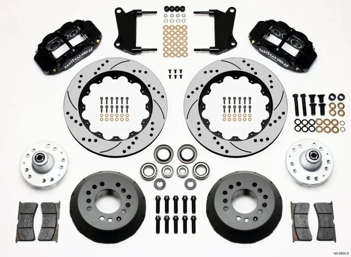 Wilwood Narrow Superlite 6R Front Hub Kit 14.00in Drilled 67-69 Camaro 64-72 Nova Chevelle134.8 lb