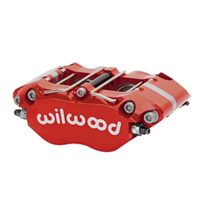 Wilwood RH MC4 Mechanical Parking Brake Caliper -1.38in Bracket – .81in Disc – Red