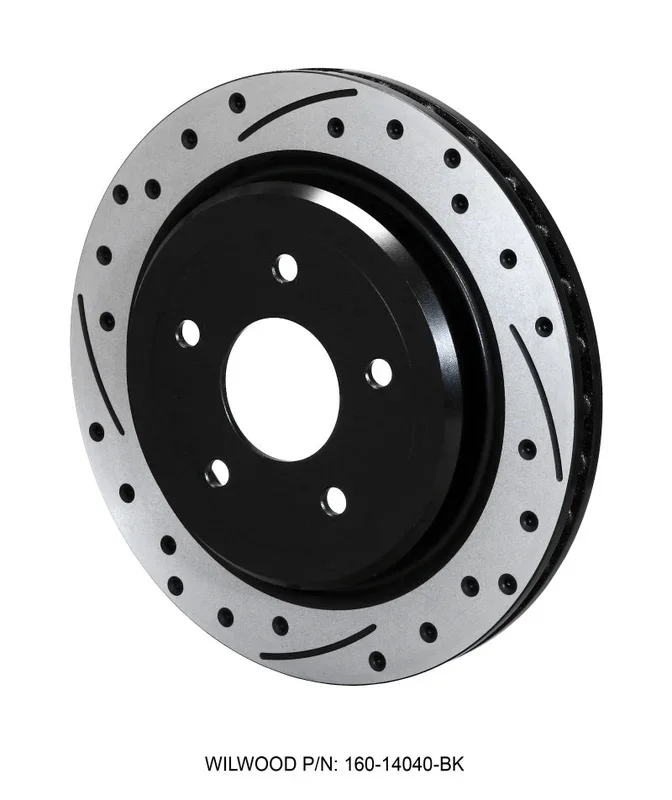 Wilwood Rotor-Rear-SRP-C5/C6 Vette-RH-BLK 12.00 x 1.03 – 5 x 4.75in