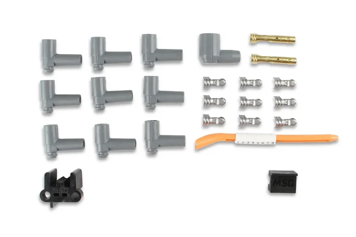 WIRE SET,SC,BLACK,8CYL,90/90 BOOTS,UNIVERSAL