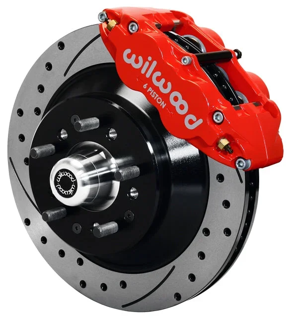 WWE PRO SPINDLE KIT,FRONT,13″,RED,DRILLED