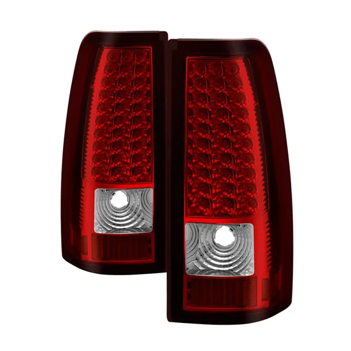 xTune Chevy Silverado 1500/2500/3500 99-02 LED Tail Lights Red Clear ALT-ON-CS99-LED-RC8.0 lb
