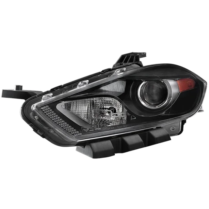 xTune Dodge Dart 13-15 Driver Side Projector Headlight -OEM Left – Black HD-JH-DDART13-HID-OE-L