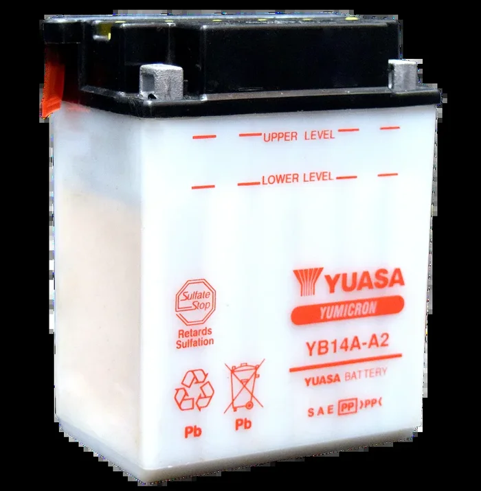 Yuasa YB14A-A2 Yumicron CX 12-Volt Battery7.6 lb