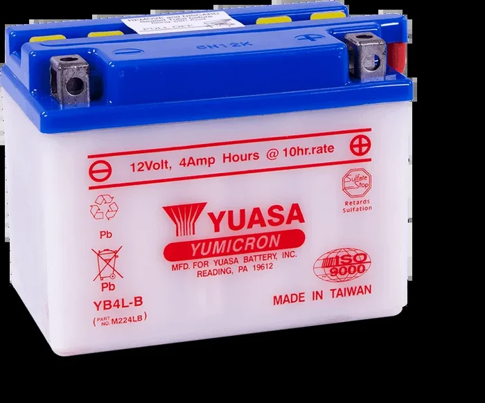 Yuasa YB4L-B Yumicron 12-Volt Battery