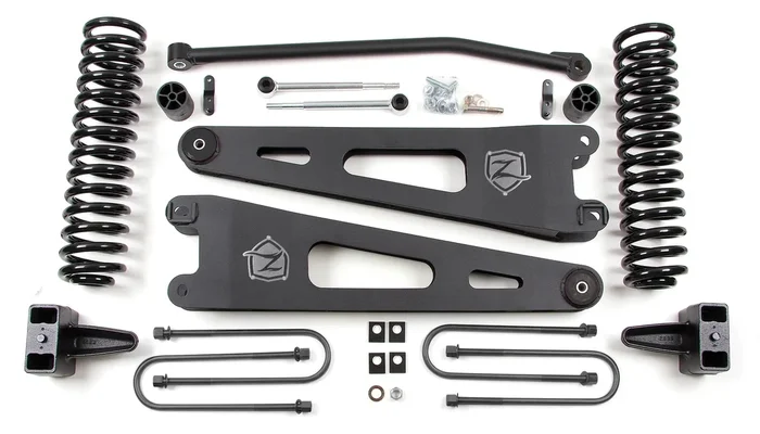 ZONE 2005-2007 FORD F-250,F-350 4WD DIESEL 4″ SUSPENSION LIFT KIT W/ RADIUS ARMS