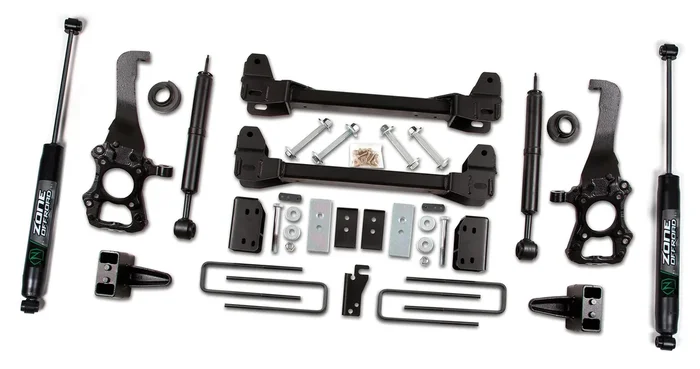 ZONE 2009-2013 FORD F-150 2WD 6″ SUSPENSION LIFT KIT,4″ BLOCK,NITRO SHOCKS