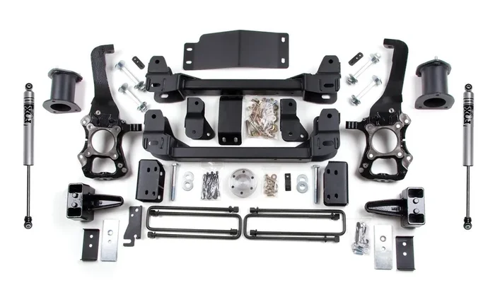 ZONE 2014 F-150 4WD 6″ SUSPENSION LIFT KIT,4″ REAR BLOCK,FOX SHOCKS